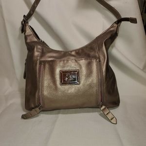 Nicole by Nicole Miller Metallic Shoulder bag